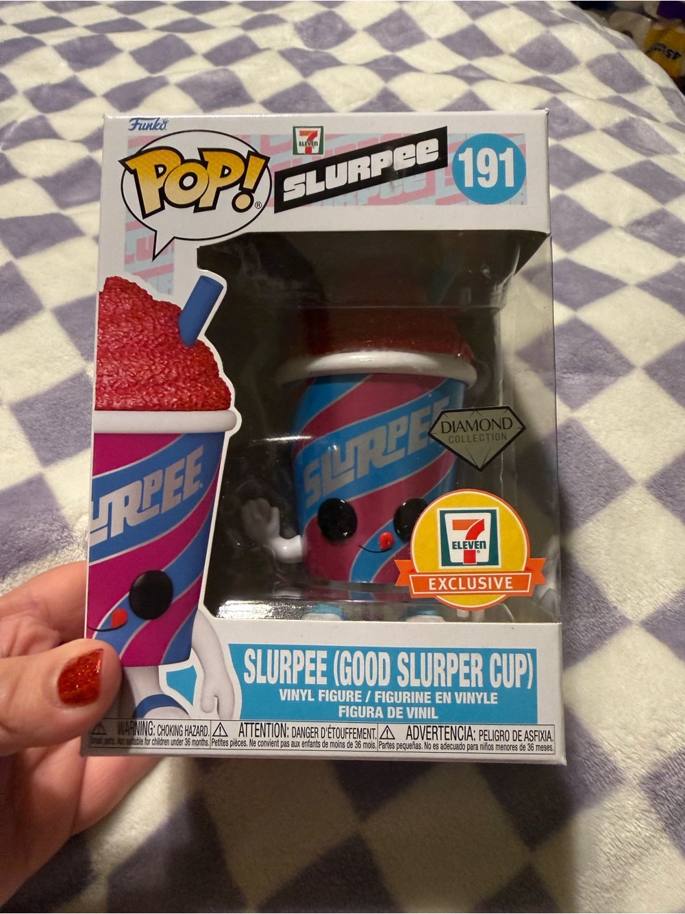 Funko Pop! Slurpee 191 Diamond Collection - Pink & Blue Exclusive